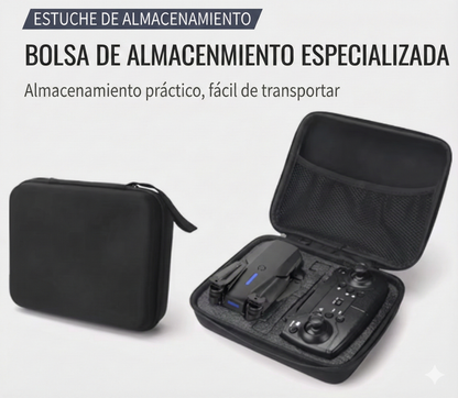 Dron E88 Cámara Frontal Con Bolso Bater